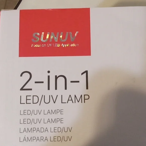 SUNUV White 2-in-1 LED/UV Lamp - Picture 3 of 4